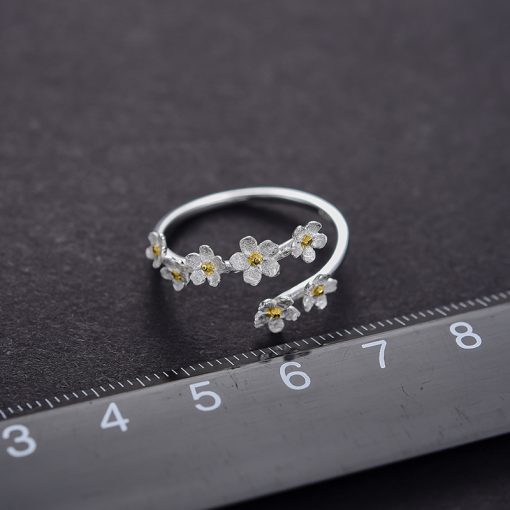 Bague myosotis Argent (taille)